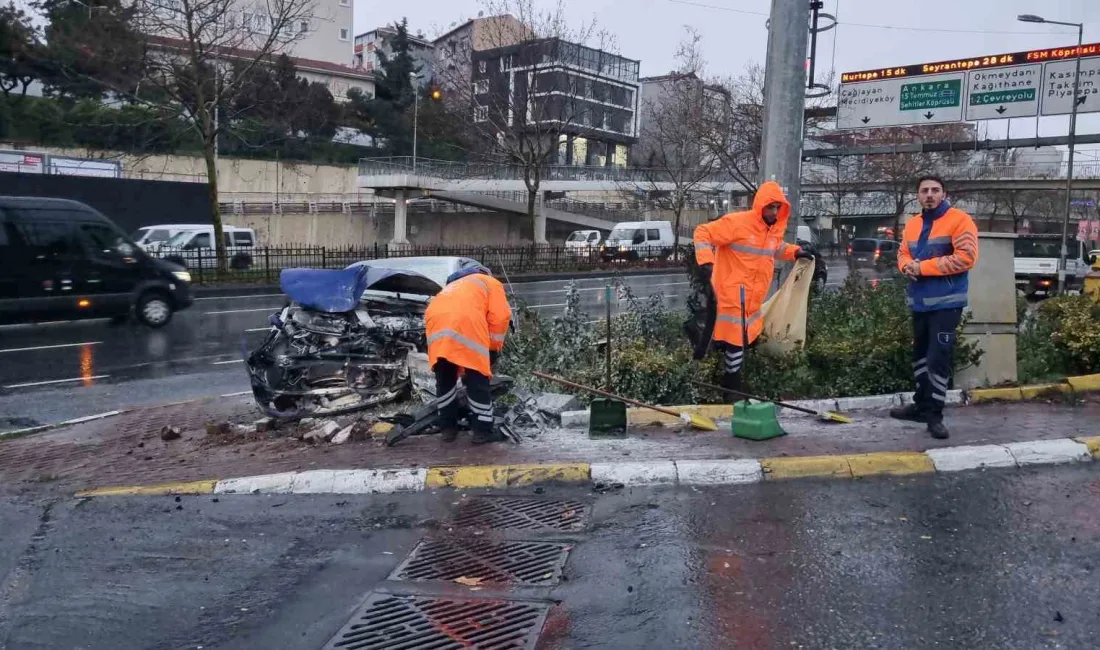 İSTANBUL ŞİŞLİ’DE SÜRÜCÜSÜNÜN KONTROLÜNDEN