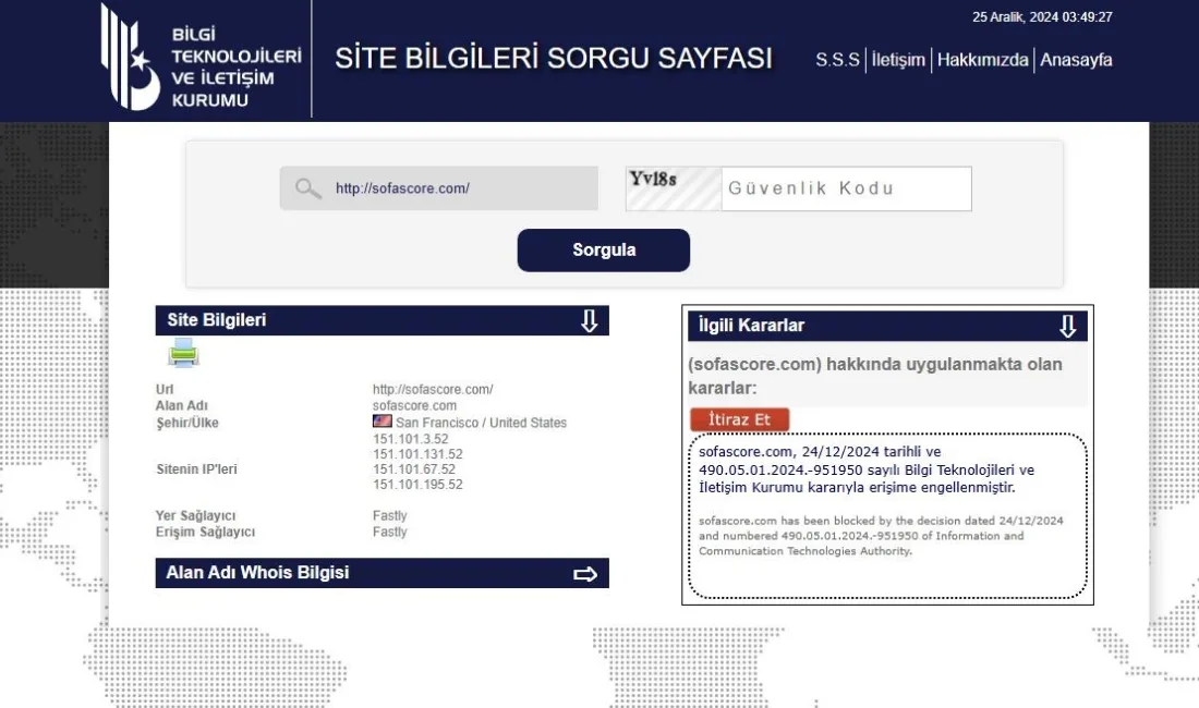 SPOR İÇERİKLERİ PAYLAŞILAN SOFASCORE’A