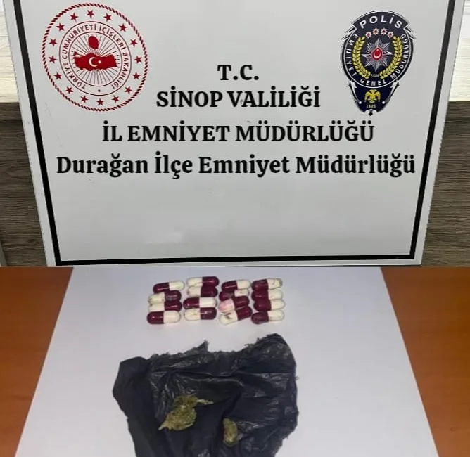 SİNOP'UN DURAĞAN İLÇESİNDE POLİS