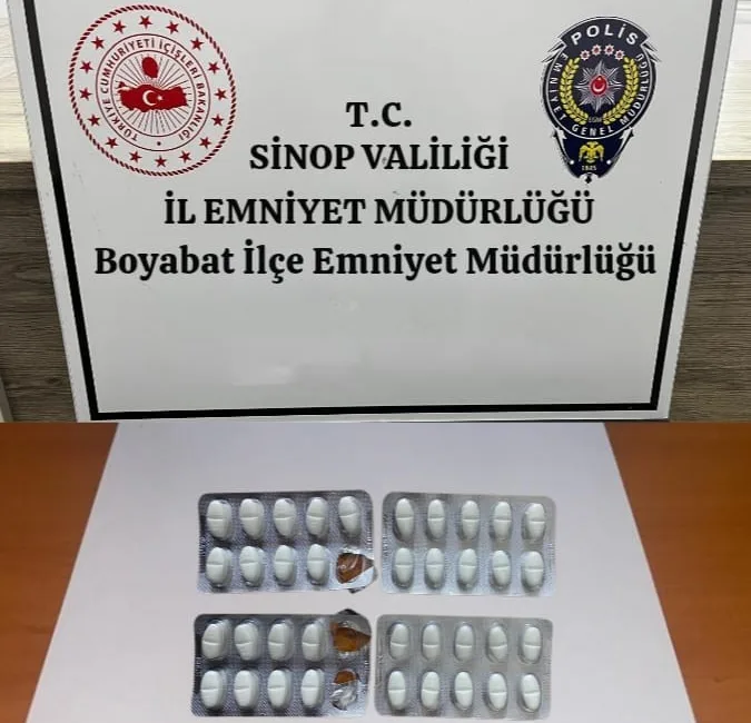 SİNOP’UN BOYABAT İLÇESİNDE POLİS