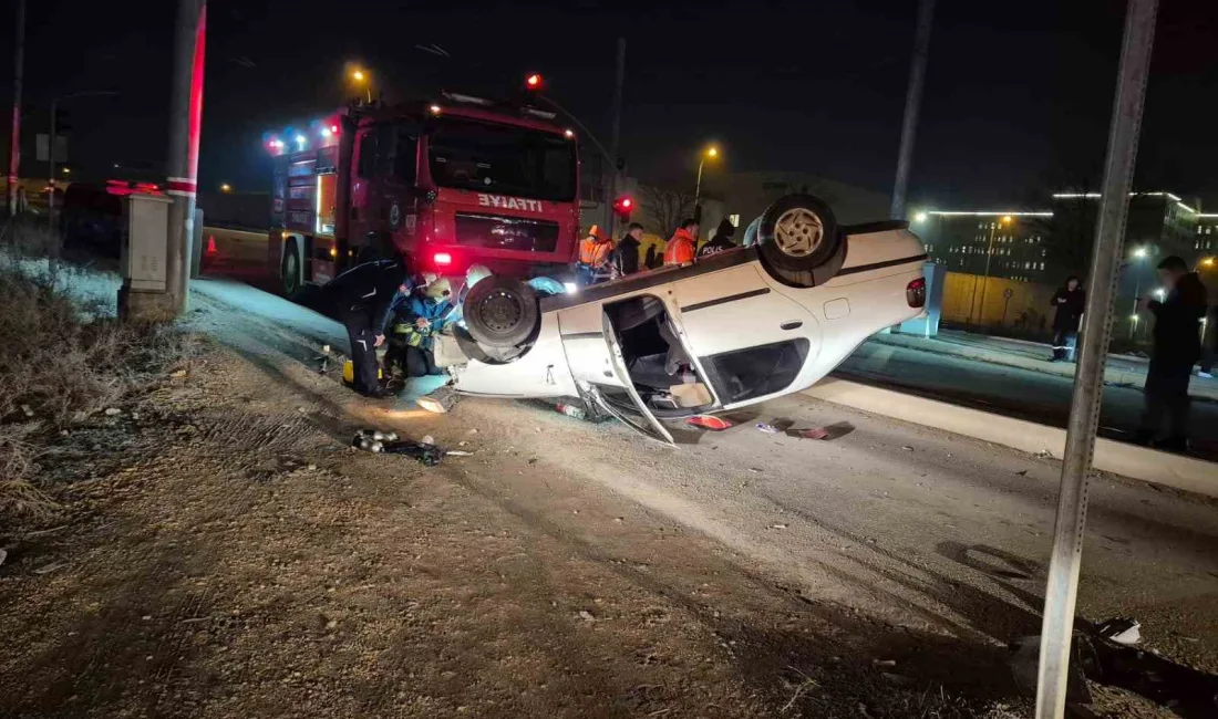 ESKİŞEHİR'DE TRAMVAY YOLUNDA BULUNAN