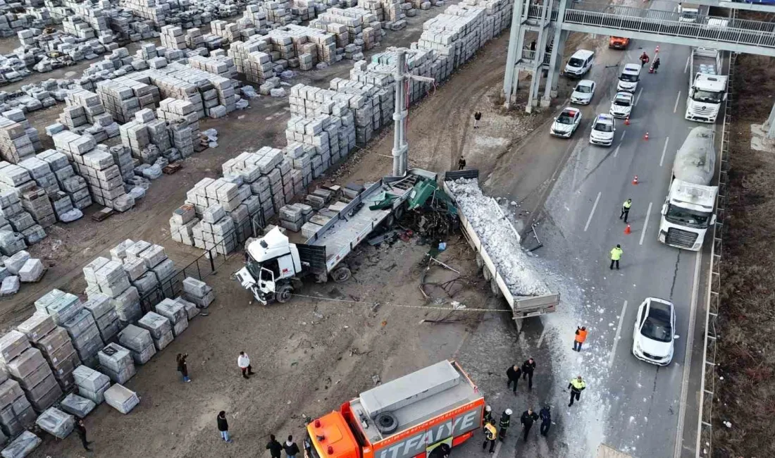 ESKİŞEHİR’DE LASTİĞİNİN PATLAMASI SONUCU