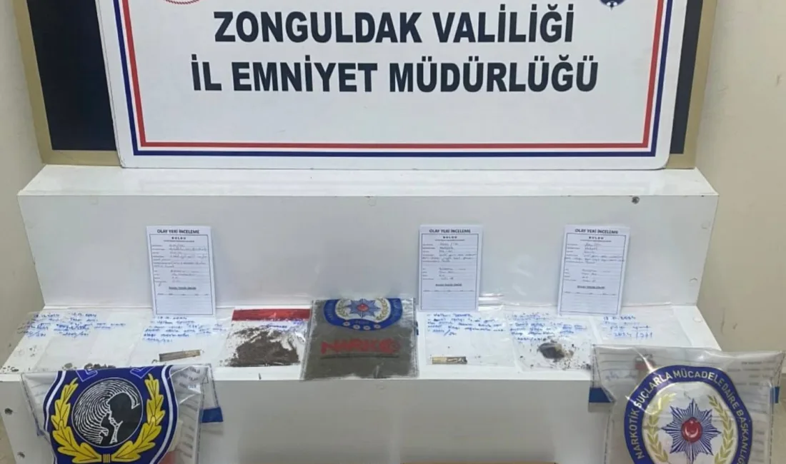 ZONGULDAK'TA POLİS EKİPLERİNCE İKİ