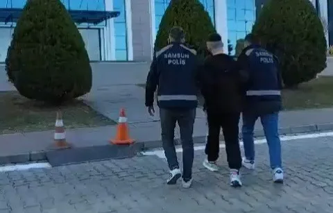 Samsun’da 13 yıl 3 ay hapis cezası bulunan cezaevi firarisi