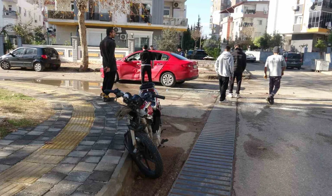 ANTALYA’DA MOTOSİKLETİN KARIŞTIĞI TRAFİK KAZASINDA 17 YAŞINDAKİ MOTOSİKLET SÜRÜCÜSÜ 