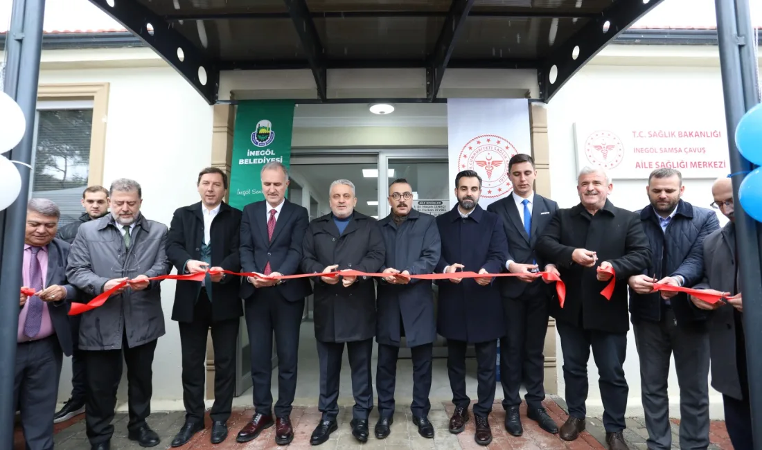 Akhisar Mahallesinde İnegöl Belediyesi tarafından yapımı tamamlanan ve Samsa Çavuş