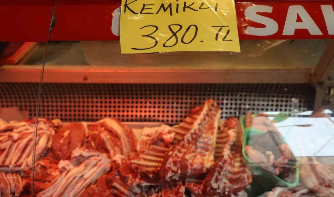 Adana’da kemikli karkas etin kilogramı 380, kemiksiz karkas etin kilogram