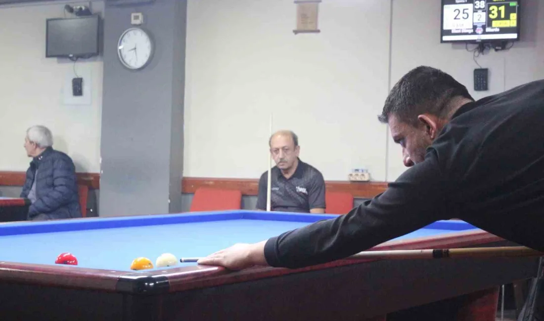 Afyon Basın Cemiyeti sponsorluğunda Türkiye Bilardo Federasyonu İl Temsilciği tarafından