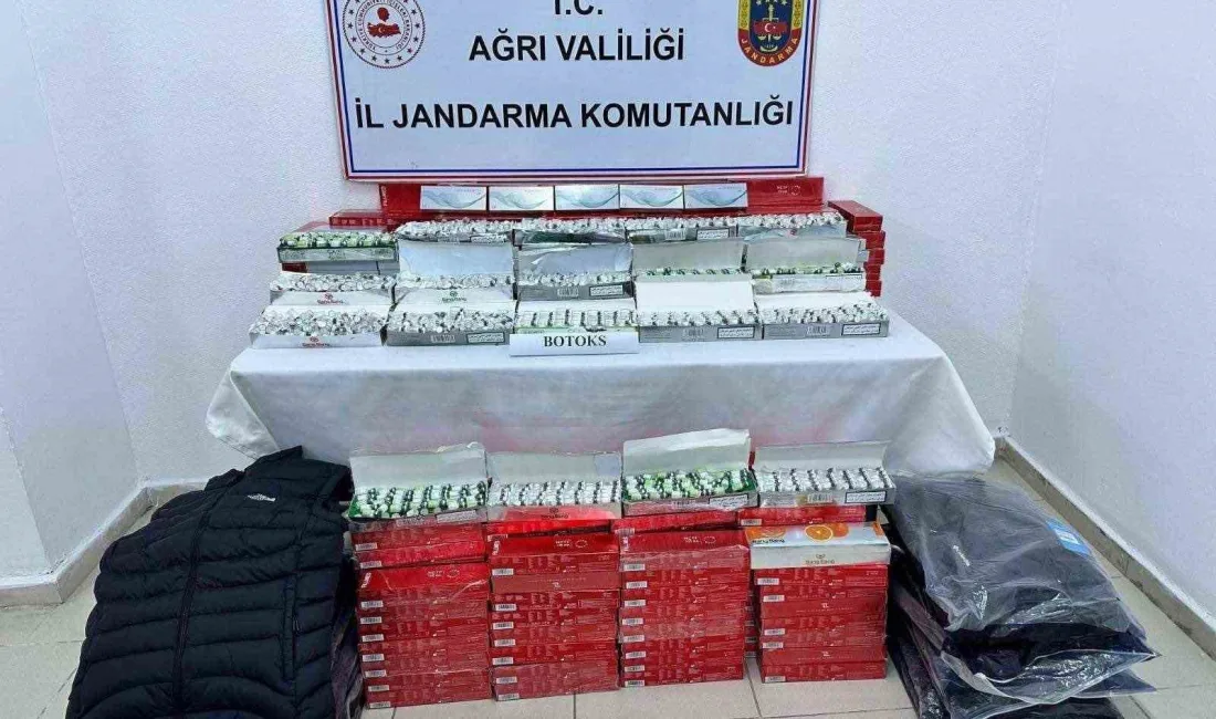 Ağrı İl Jandarma Komutanlığı ekiplerince düzenlenen huzur ve güven uygulamasında,