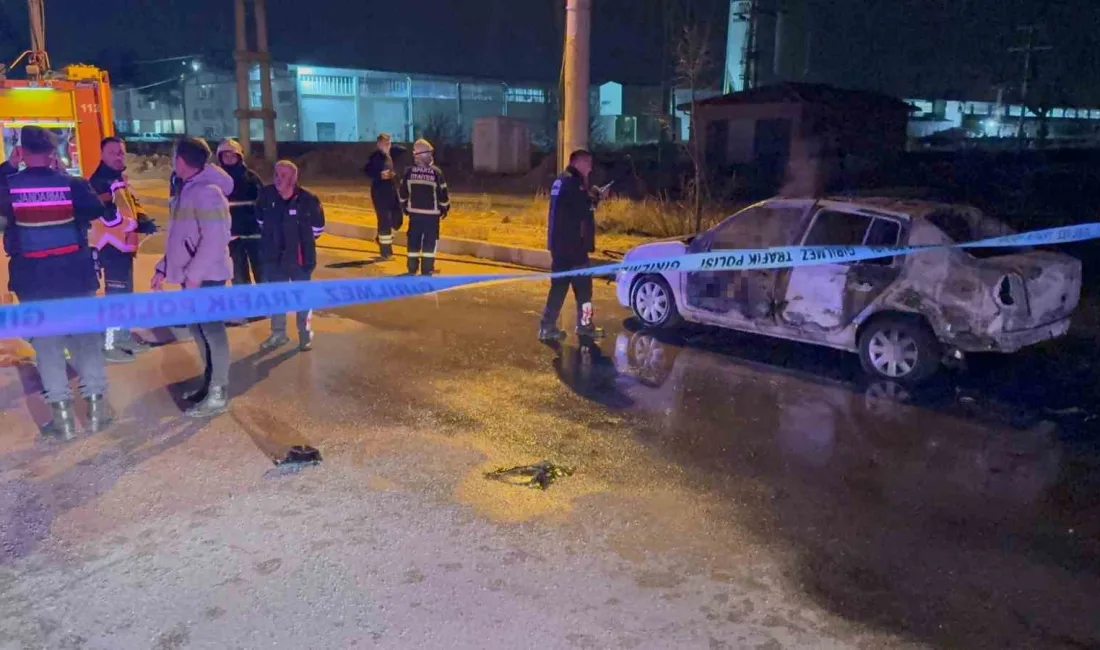 Isparta’da alevler içinde kalan otomobilinde yanarak hayatını kaybeden adamın, aracın