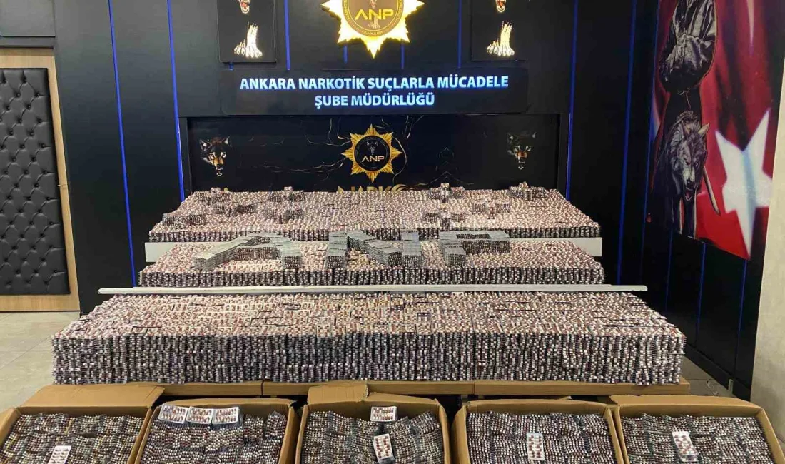 Ankara’nın Kahramankazan ilçesi Anadolu Otoyolu Akıncı Gişeleri’nde polis ekiplerince düzenlenen