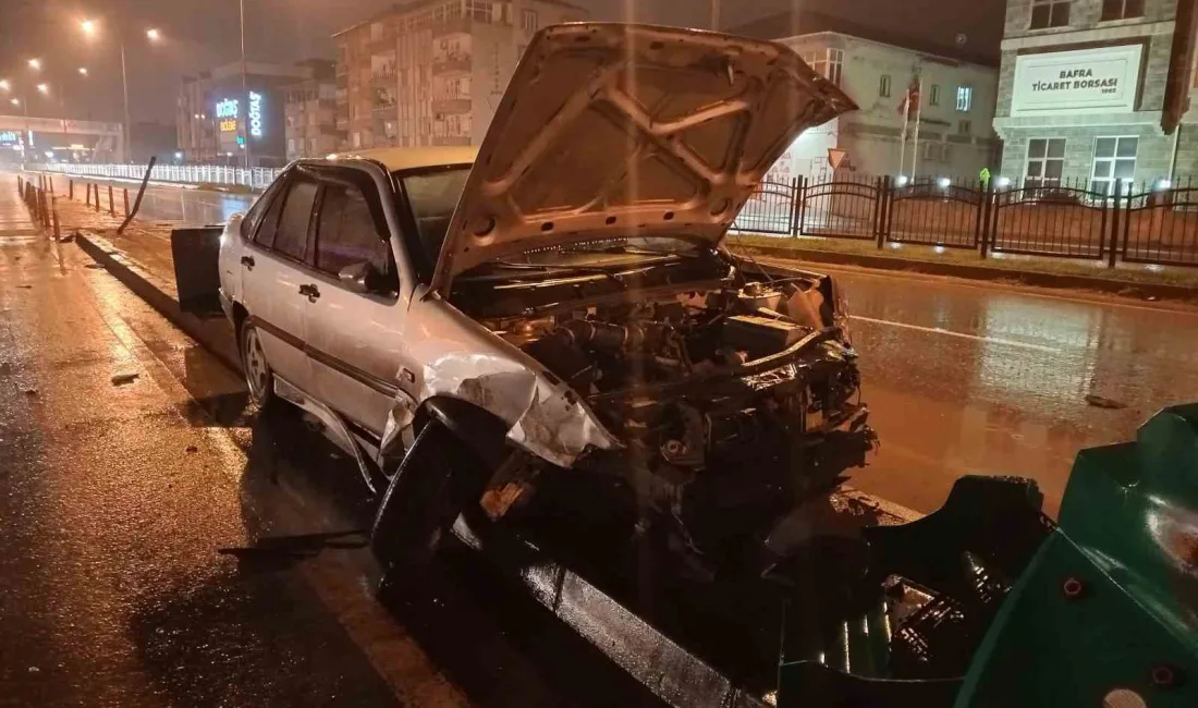 Samsun’un Bafra ilçesinde meydana gelen trafik kazasında 1 kişi yaralandı.