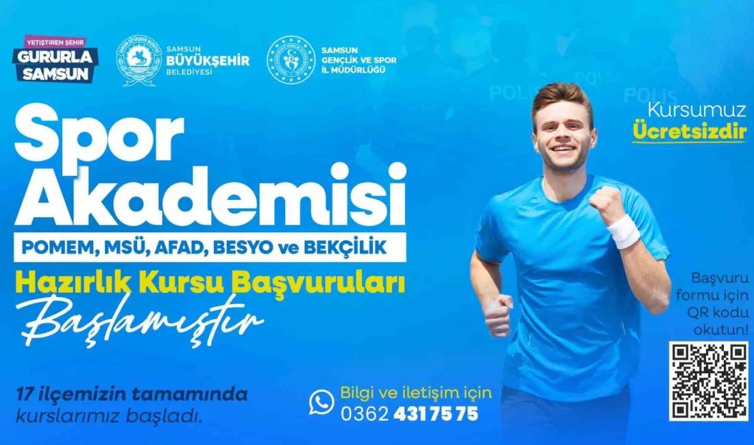 Samsun Büyükşehir Belediyesi’nin gençlerin gelişimine katkı sağlamak ve kariyer hedeflerine