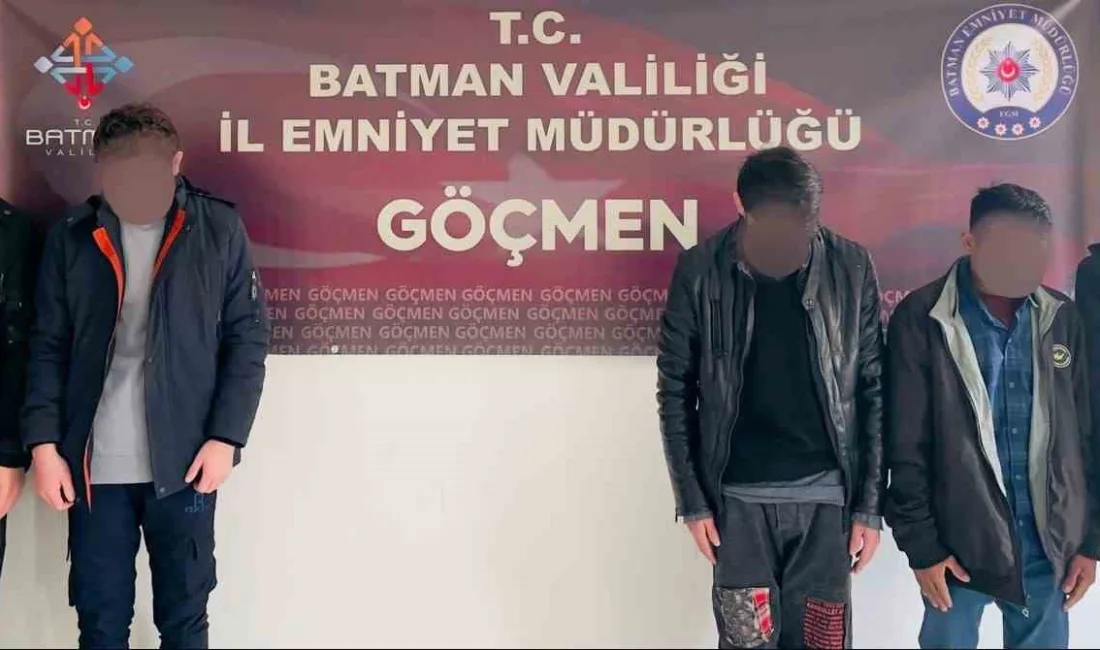 Batman’da tır kasasında kente kaçak yollarla göçmen getiren 2 kişi