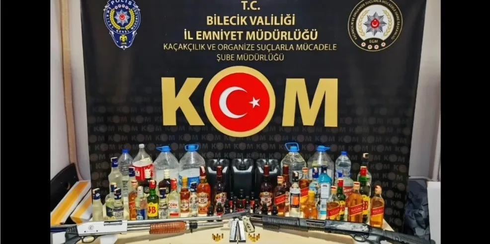 BİLECİK’TE KAÇAK ALKOL, SAHTE İÇKİ OPERASYONU