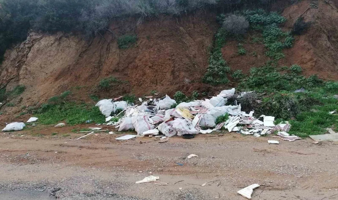 Muğla’nın Bodrum ilçesinde hafriyat atıklarını yol kenarına döken 2 kişiye