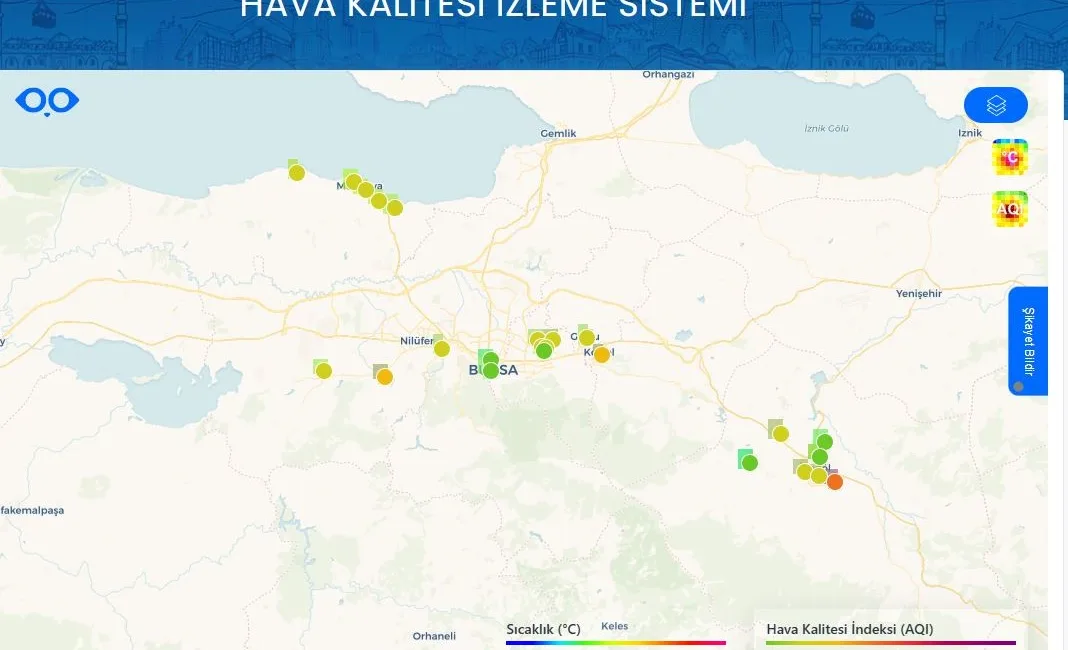 Bursa’da hava kirliliğini ve çevresel gürültüyü azaltarak halkın yaşam kalitesini