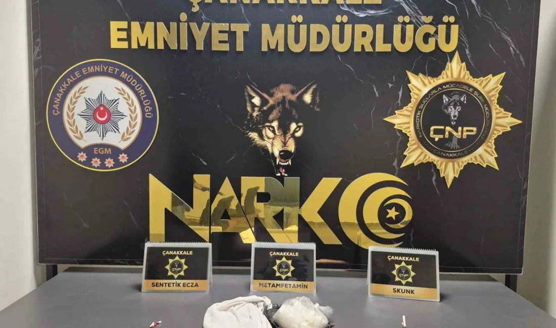 ÇANAKKALE’DE NARKOTİK SUÇLARLA MÜCADELE ŞUBE MÜDÜRLÜĞÜ EKİPLERİNCE UYUŞTURUCU MADDE SATIŞI