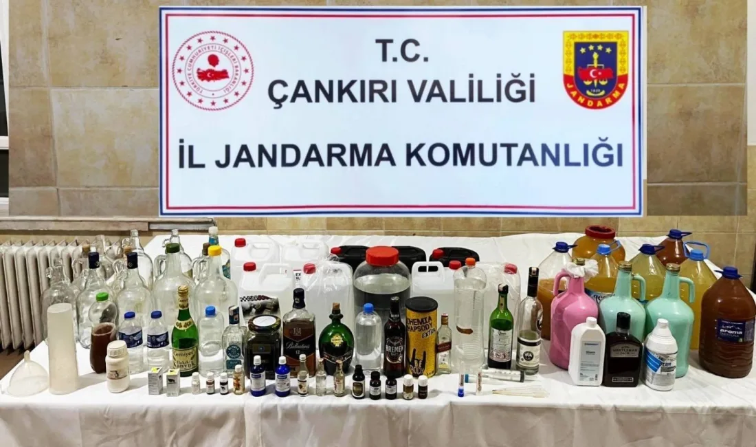 Çankırı’da jandarma ve polis ekipleri tarafından yapılan çalışmalar neticesinde çeşitli