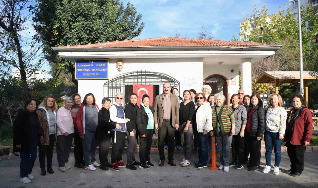 Konyaaltı Belediyesi’nin, vatandaşların sağlıklı bir yaşam sürmeleri ve sporu günlük