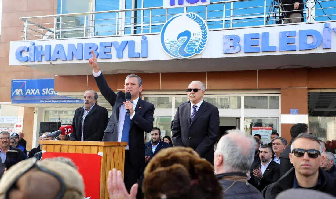 Cumhuriyet Halk Partisi (CHP) Genel Başkanı Özgür Özel, Konya’nın Cihanbeyli