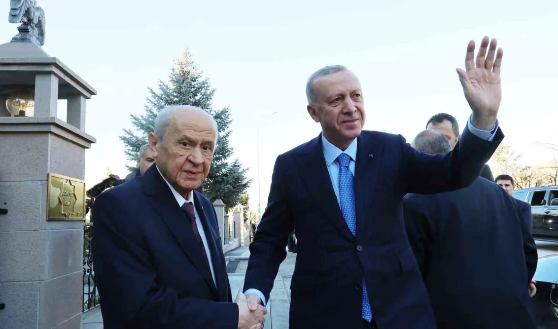 Cumhurbaşkanı Recep Tayyip Erdoğan, MHP Genel Başkanı Devlet Bahçeli ile