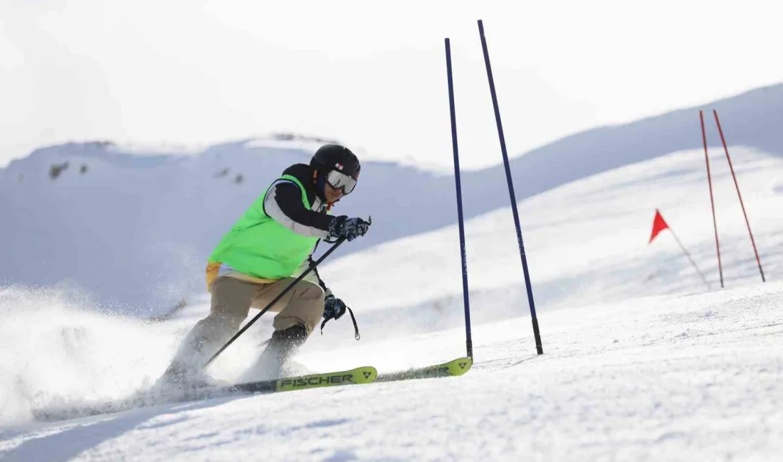 Denizli Kayak Merkezinde Alp Disiplini İl Birinciliği Yarışları gerçekleşti. U12,