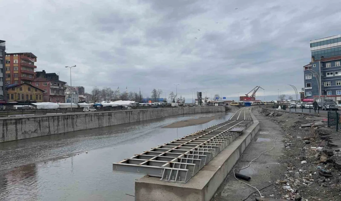 Zonguldak ‘ta dere ıslah projesinde çalışmalarda sona geldi. Zonguldak’ta sel