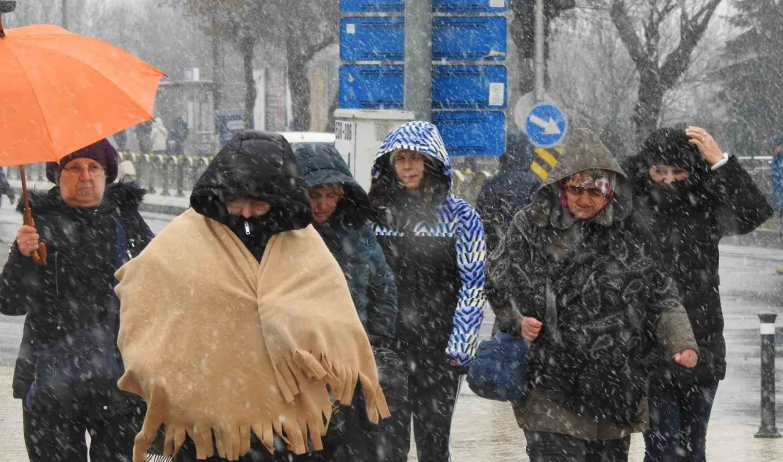 Balkanlar üzerinden gelen soğuk ve yağışlı havanın etkisi altına giren