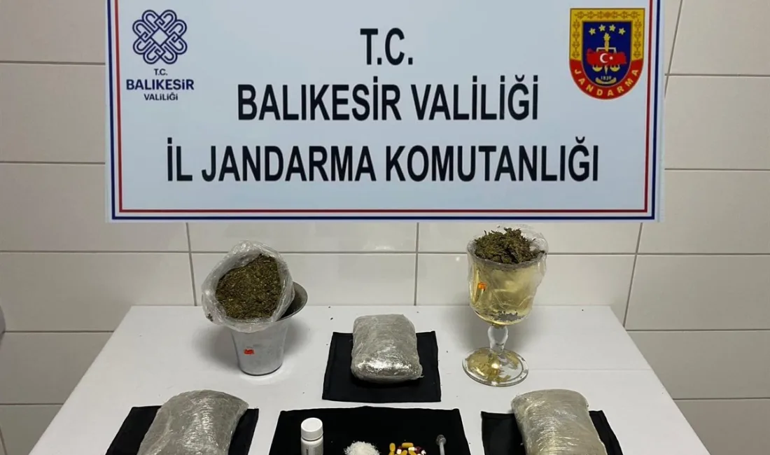 Balıkesir İl Jandarma Komutanlığı ekipleri, Edremit ilçesinde uyuşturucu madde imal