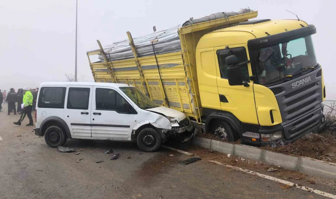 Elazığ’da yoğun sis ve gizli buzlanma nedeniyle sabah saatlerinde iki