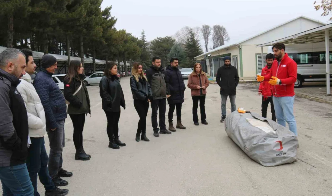 Türk Kızılayı Elazığ Bölge Afet Yönetimi Müdürlüğü tarafından Orman Bölge