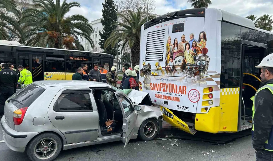 Fatih Vatan Caddesi’nde kadın sürücünün kullandığı ve freninin tutmadığı iddia