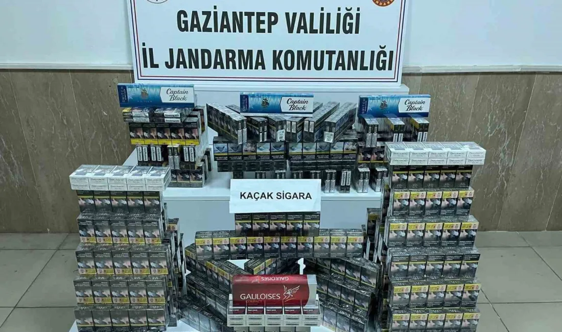 GAZİANTEP’TE 1 MİLYON TL DEĞERİNDE KAÇAK MALZEME ELE GEÇİRİLDİ