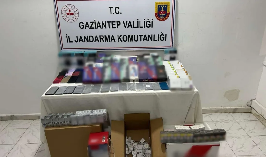 Gaziantep’te piyasa değeri 3 milyon 100 bin TL olan çeşitli