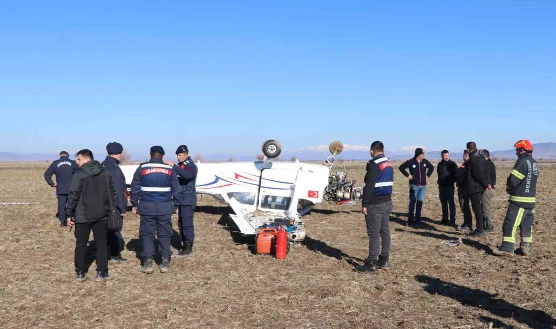 ISPARTA'DA FAALİYET GÖSTEREN ERAH HAVACILIK AKADEMİSİ’NE AİT BİR EĞİTİM UÇAĞI,