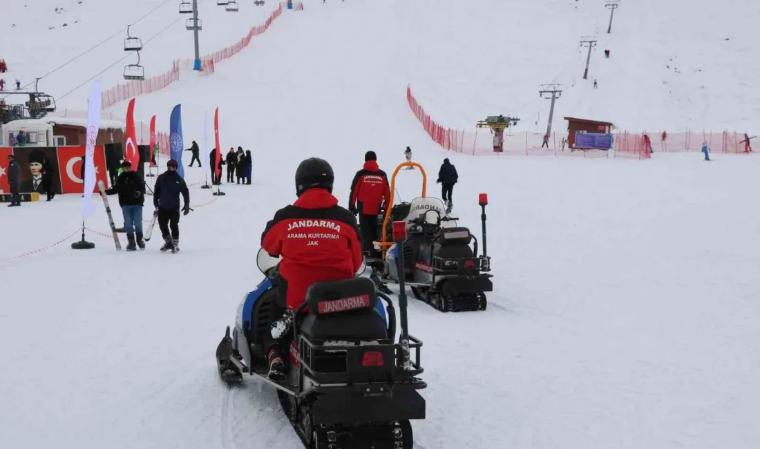 BİNGÖL HESAREK KAYAK MERKEZİ’NE JAK TİMLERİ GÖREVLENDİRİLDİ.