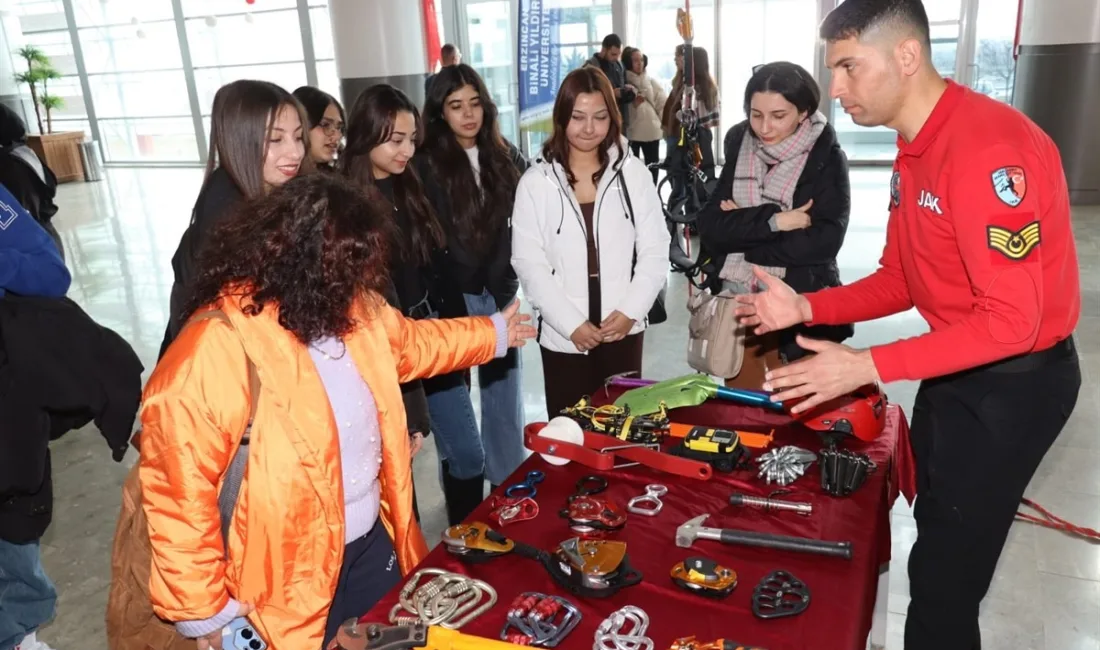 Erzincan Binali Yıldırım Üniversitesi öğrencilerine yönelik olarak Erzincan İl Jandarma