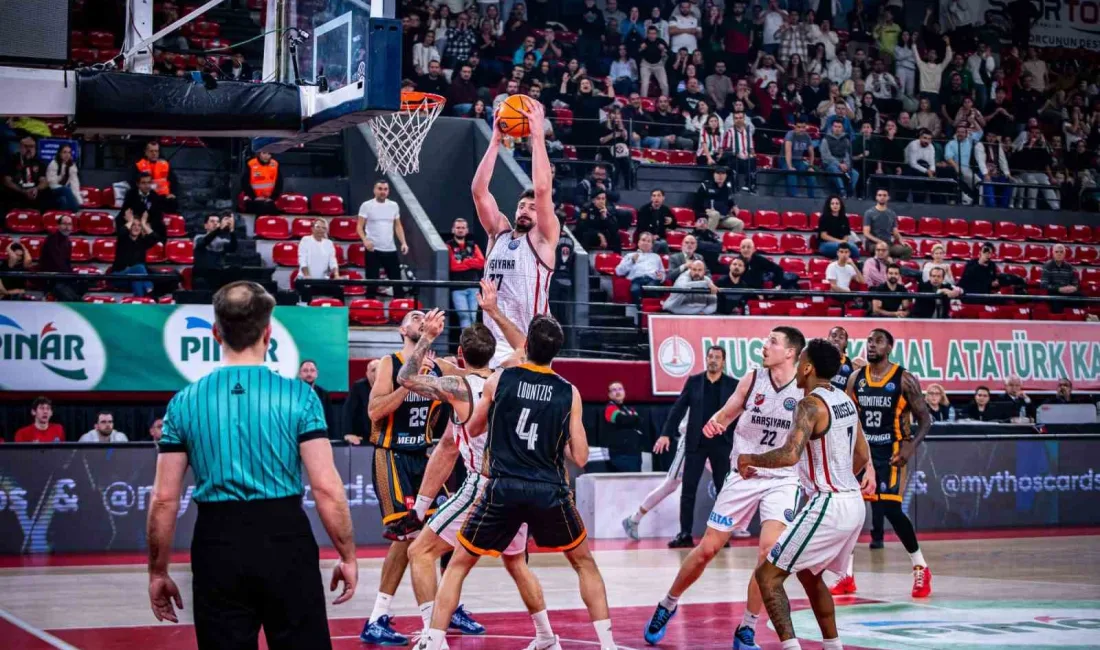 Karşıyaka, Basketbol Şampiyonlar Ligi play-in etabı ikinci maçında yarın Yunanistan