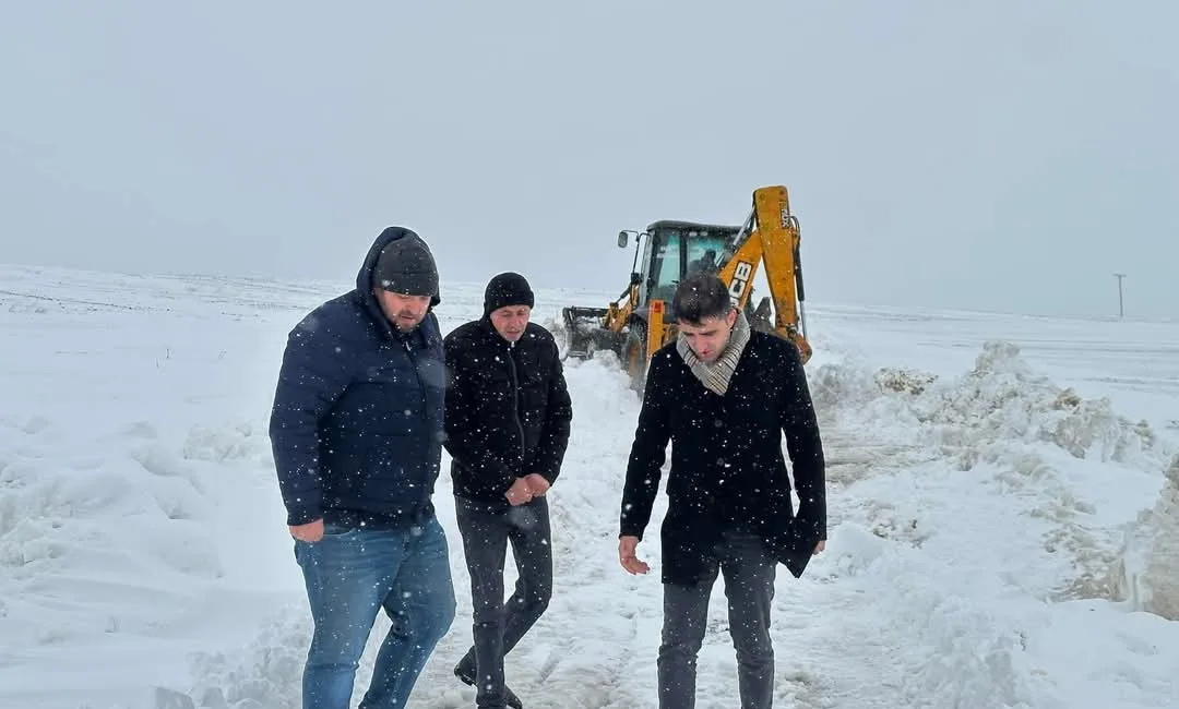 Edirne’nin İpsala ilçesinde, Balkanlar üzerinden gelen soğuk hava ve yoğun