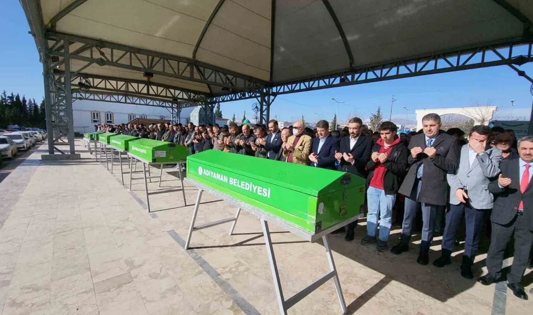 Adıyaman’da tanker ve otomobilin çarpışması sonucu hayatını kaybeden 5 kişi