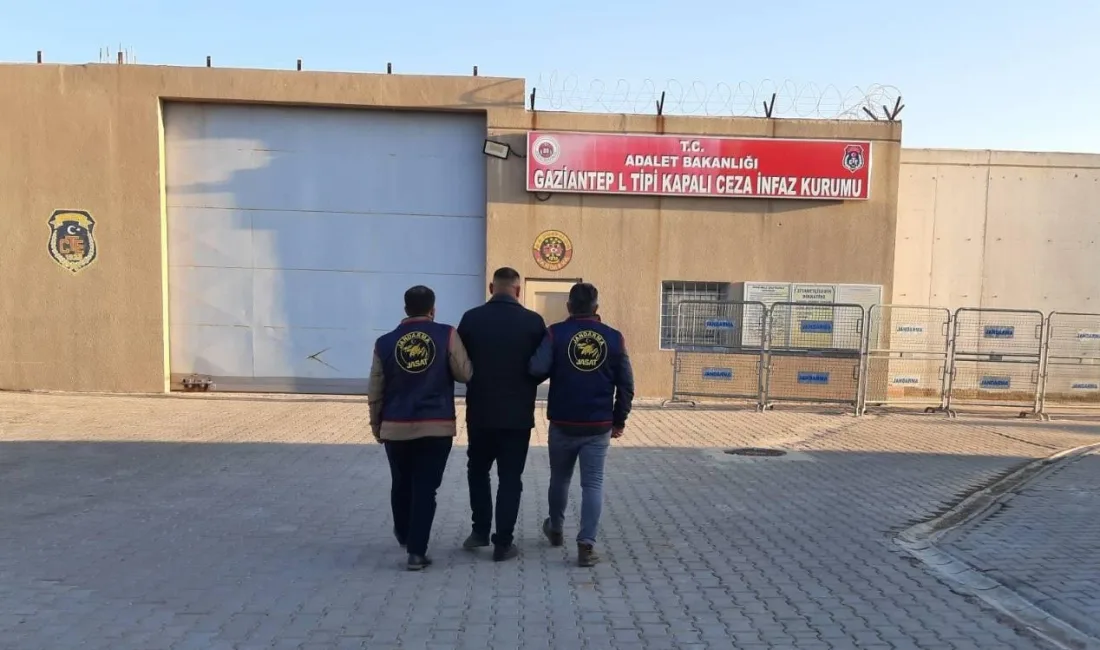 Gaziantep’te 16 ayrı suç kaydı bulunan ve 11 yıl kesinleşmiş