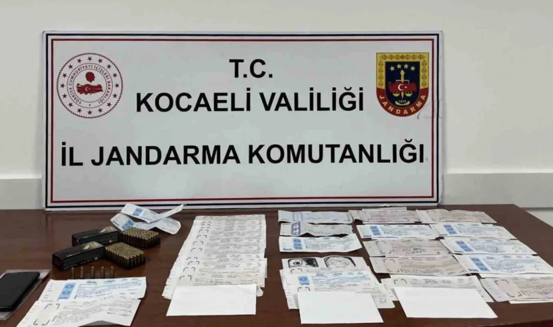 Kocaeli’nin Dilovası ilçesinde tefecilik yaptığı belirlenen, ev ve iş yerinde