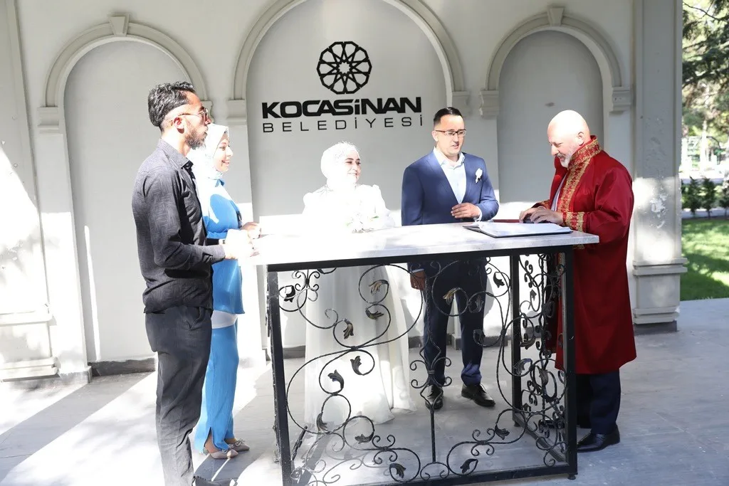 Kocasinan, 2024 yılında 2 bin 764 mutlu evliliğin temelini attı