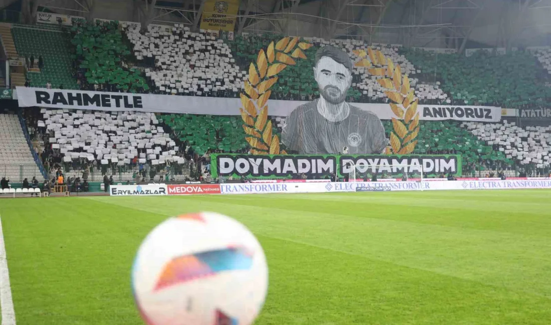 Trendyol Süper Lig’in 19. haftasında sahasında Fenerbahçe’yi ağırlayan Konyaspor’da seremonisinde