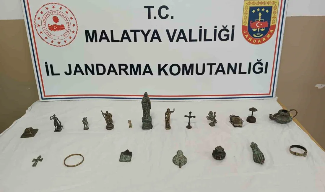 Malatya’da tarihi eser kaçakçılarına yönelik düzenlenen operasyonda 1 şahıs gözaltına