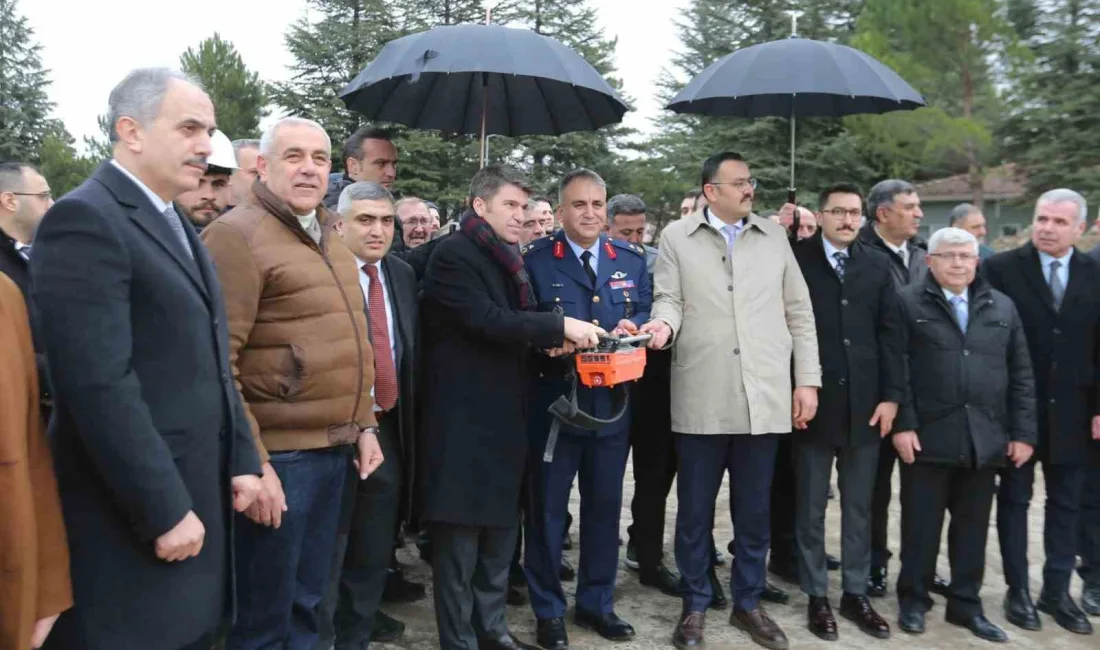 Amasya’nın Merzifon ilçesinde bulunan Merzifon 5’inci Ana Jet Üssü’nde inşasına