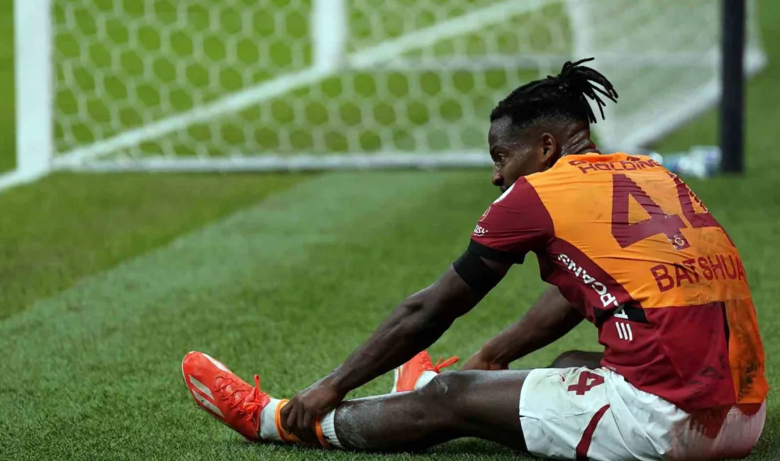 Galatasaray’ın Belçikalı futbolcusu Michy Batshuayi, Başakşehir maçının 90+7. dakikasında kullandığı