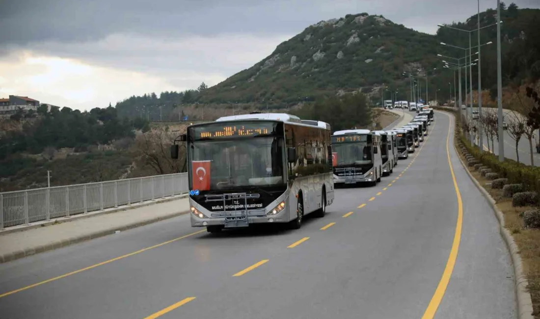 MUĞLA BÜYÜKŞEHİR BELEDİYESİ, TOPLU TAŞIMA HİZMETLERİNİ GELİŞTİRME ÇALIŞMALARI KAPSAMINDA ARAÇ