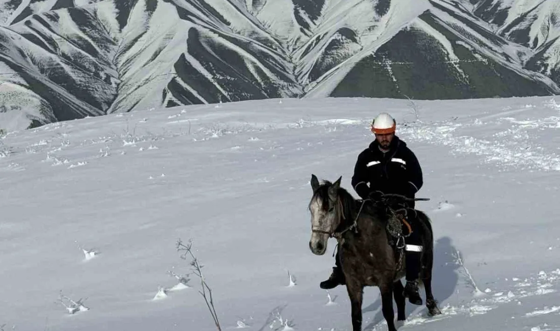 Muş’un kırsal bölgelerinde etkili olan olumsuz hava şartları ve kar